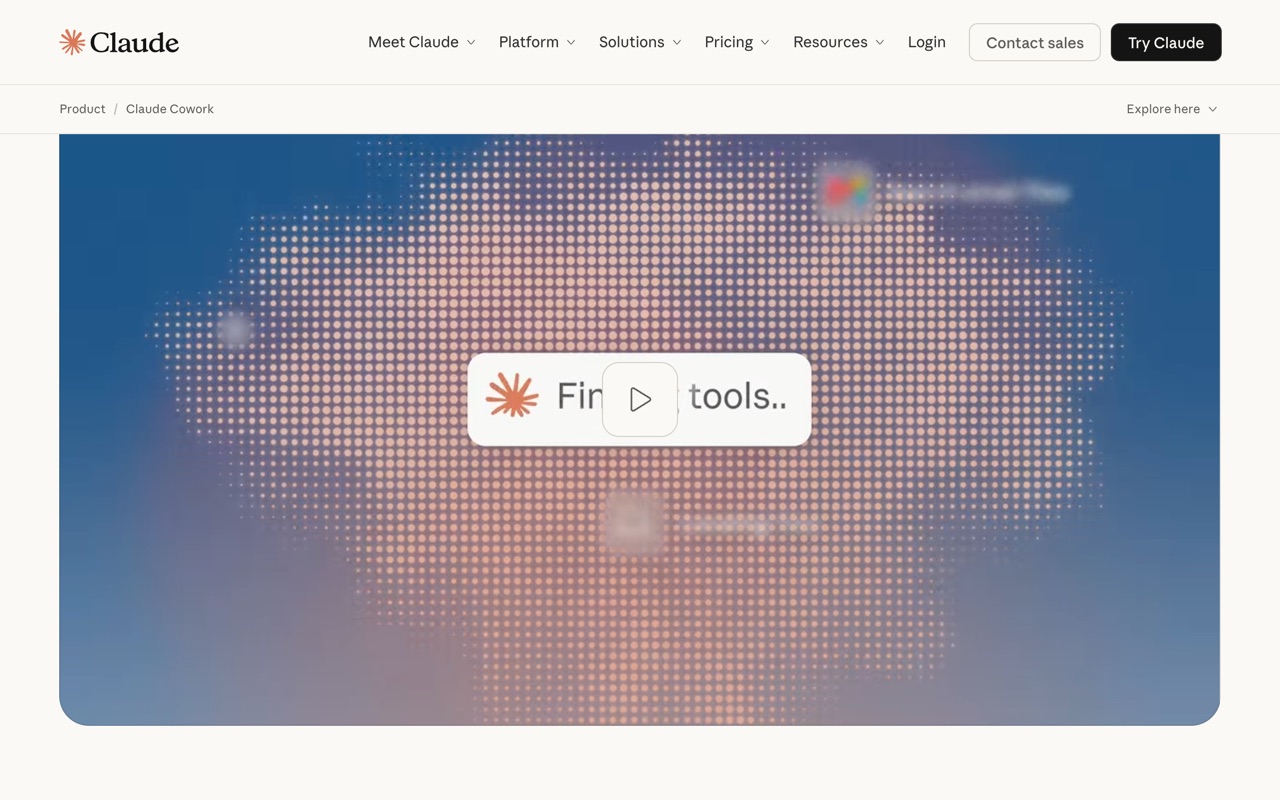 Claude — official site screenshot