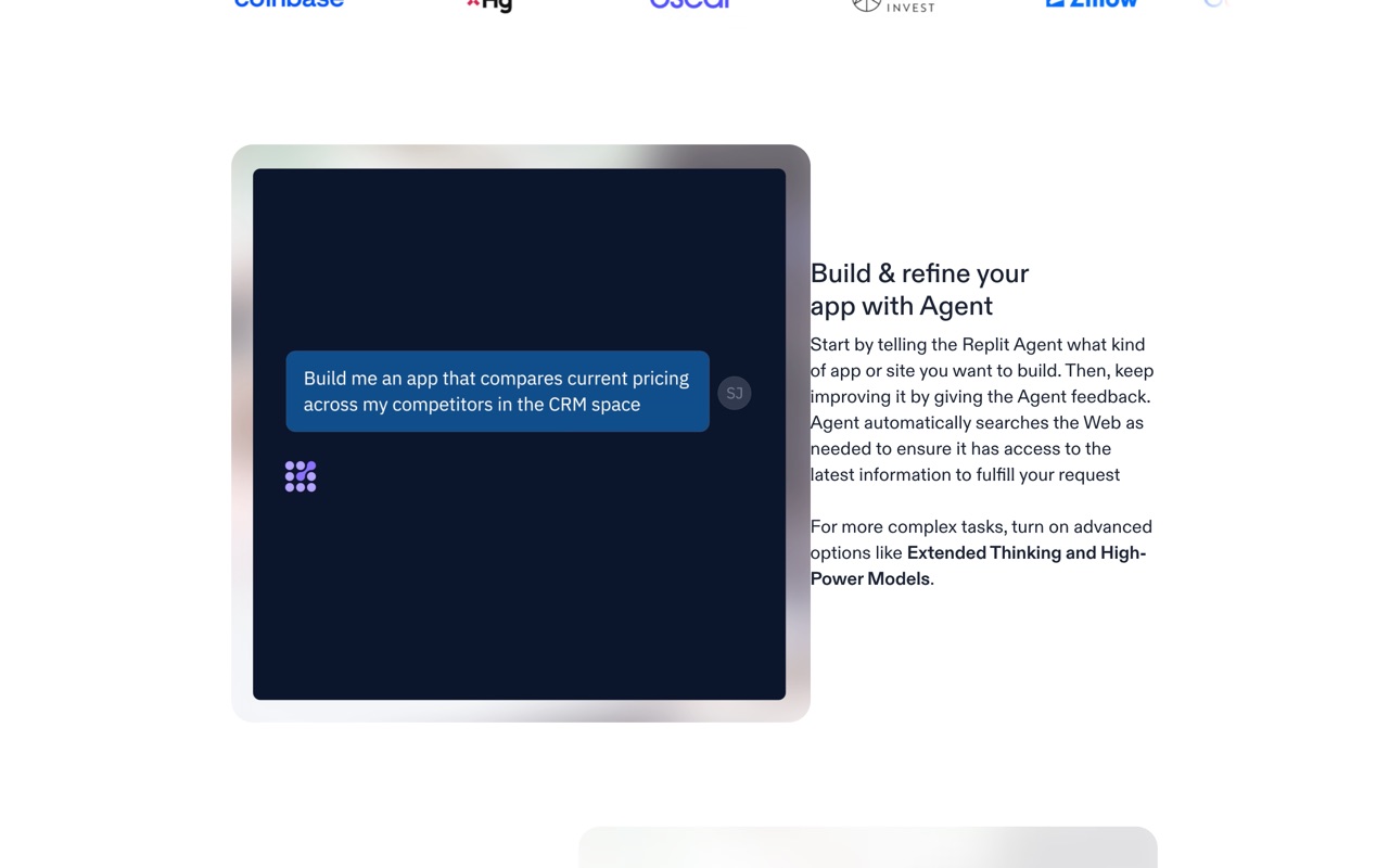 Replit — official site screenshot