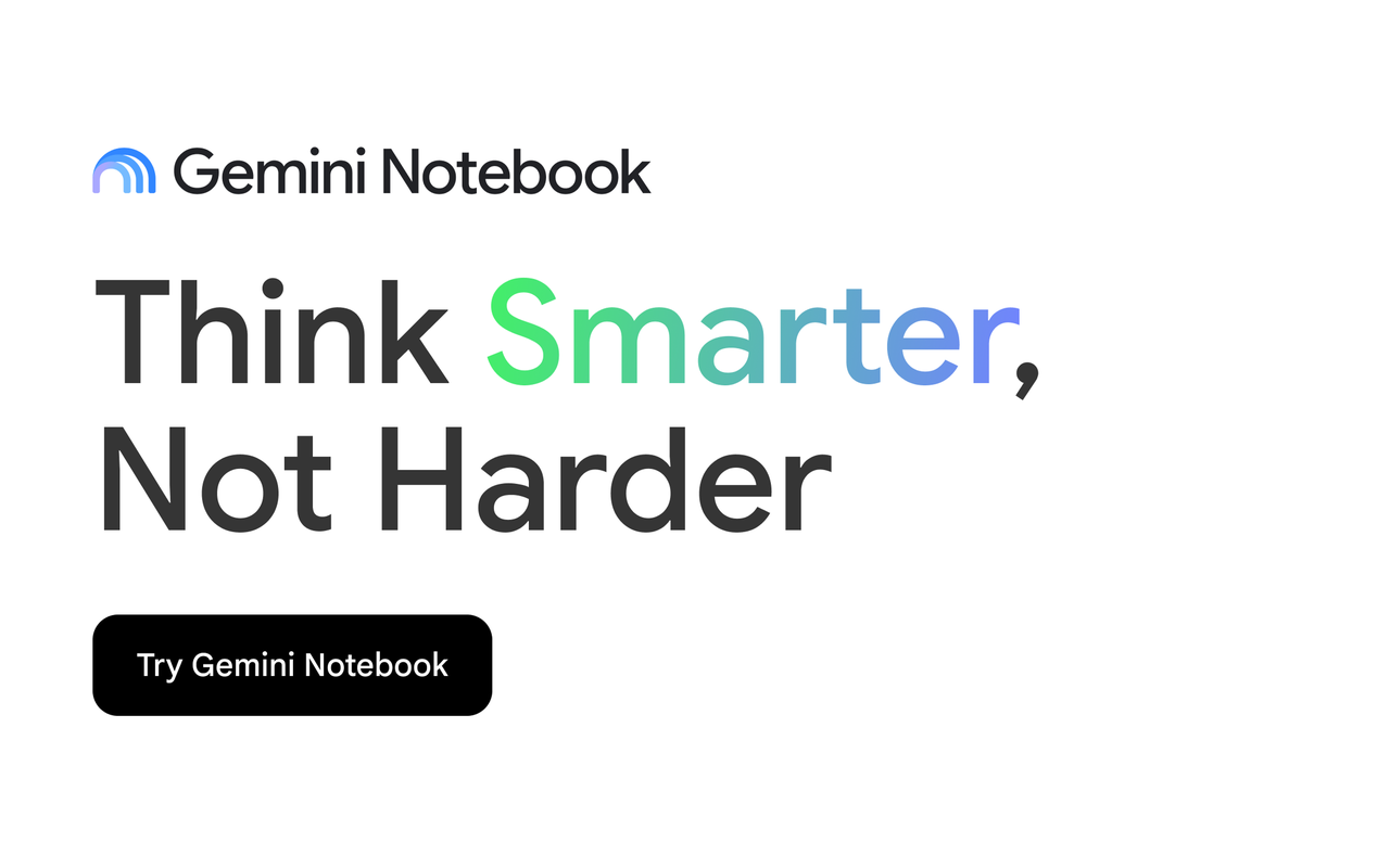 NotebookLM — official page screenshot 1