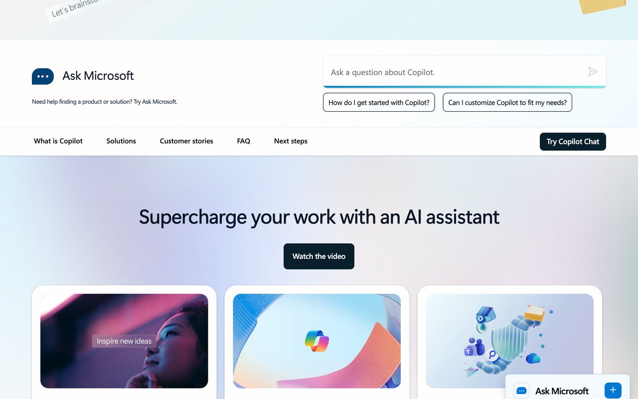 Microsoft Copilot preview