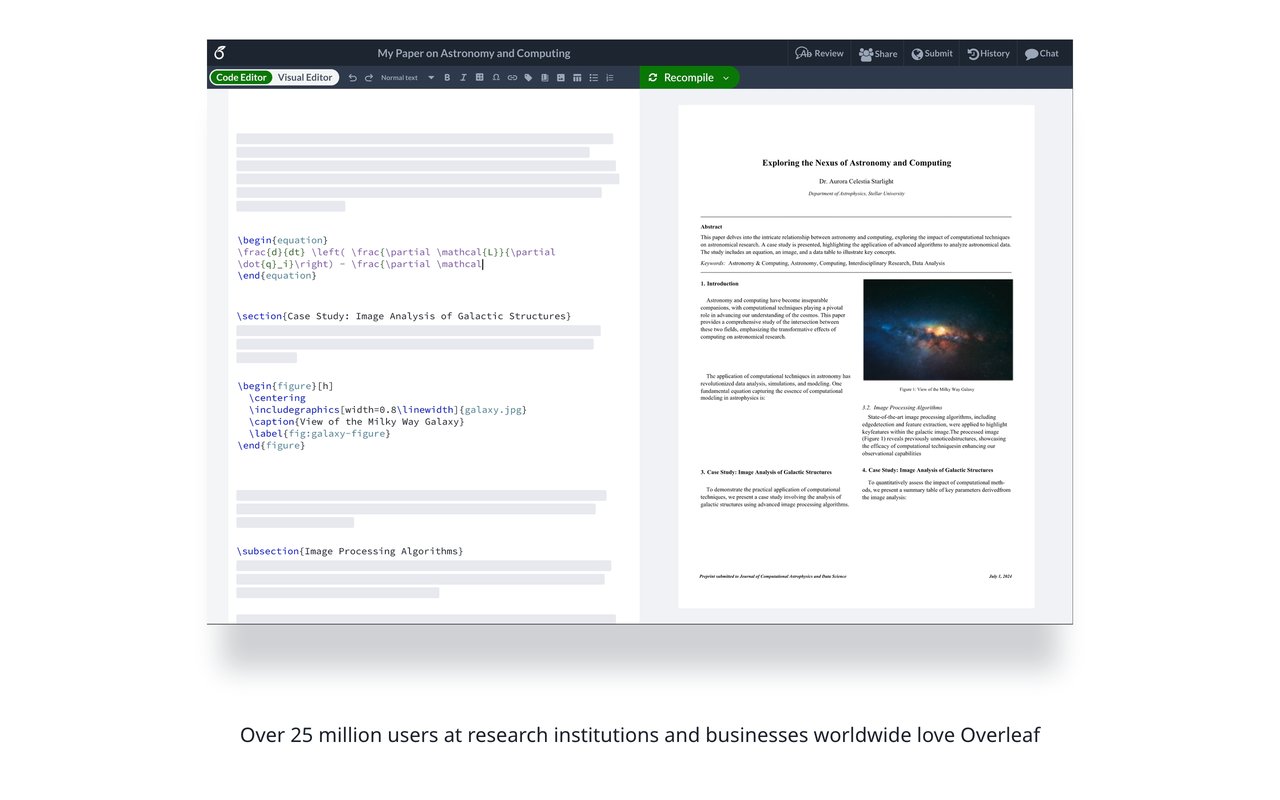 Overleaf — official page screenshot 1