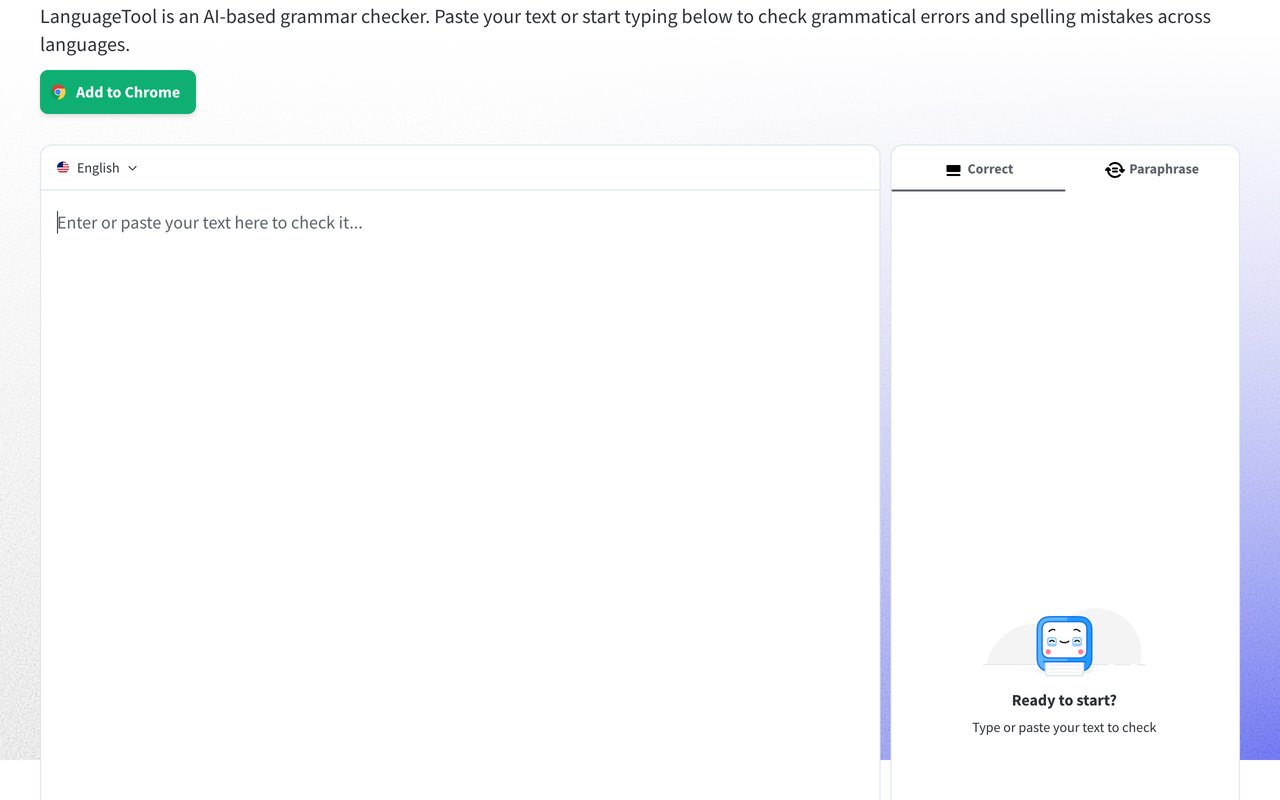 LanguageTool — official page screenshot 1