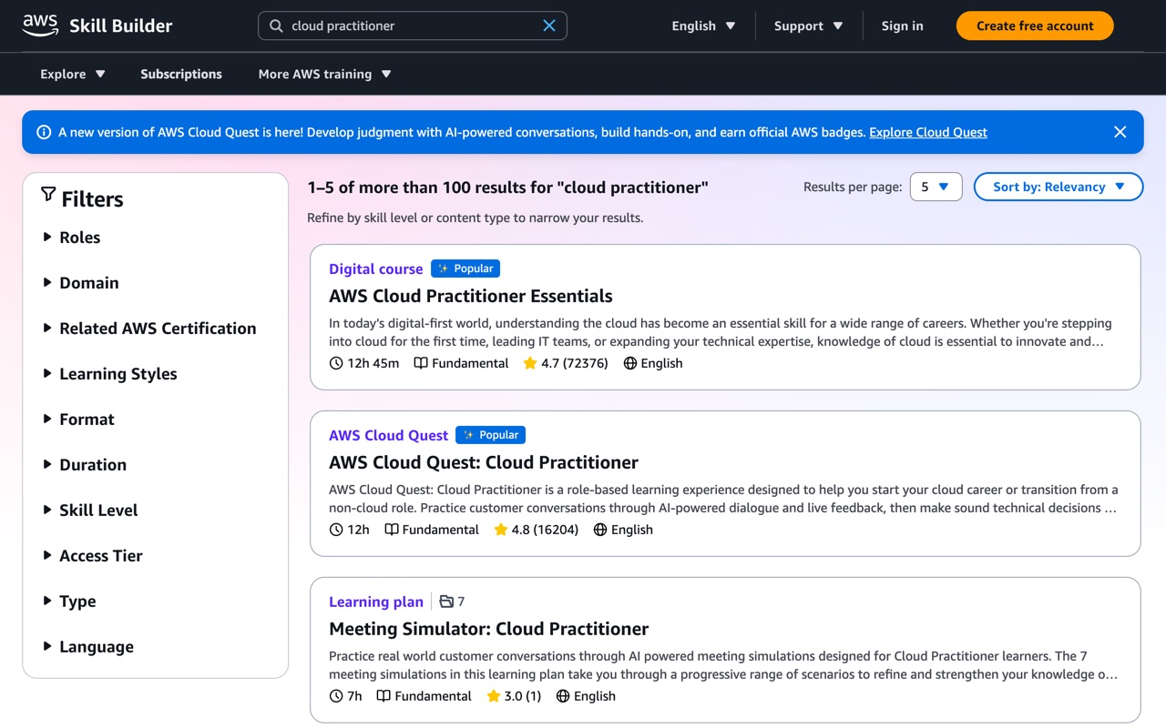 AWS Educate — official site screenshot