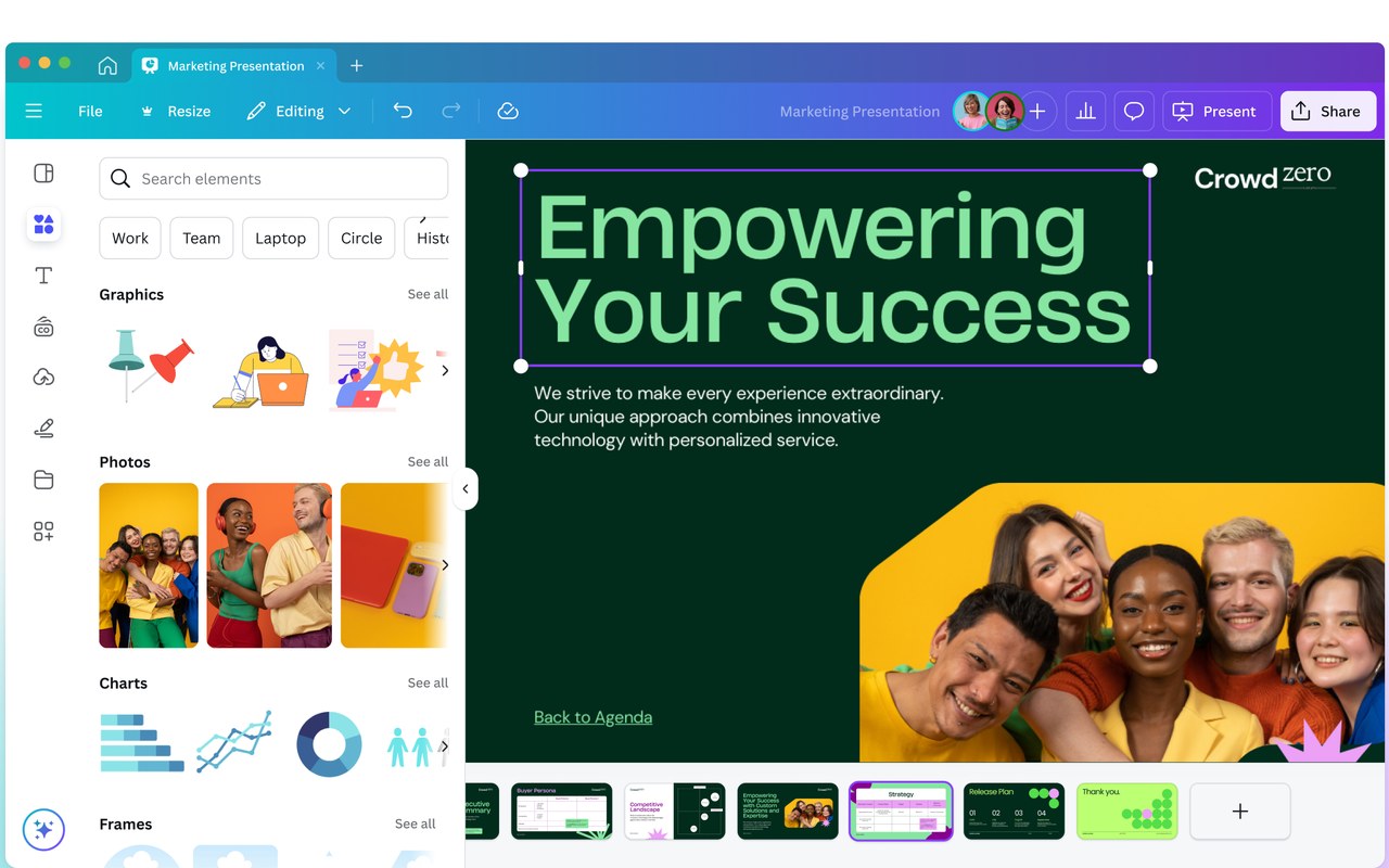 Canva — official site screenshot