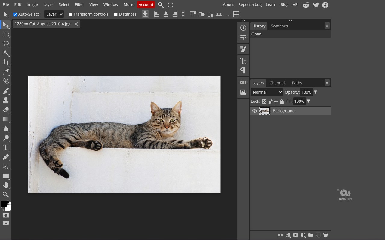 Photopea — official site screenshot