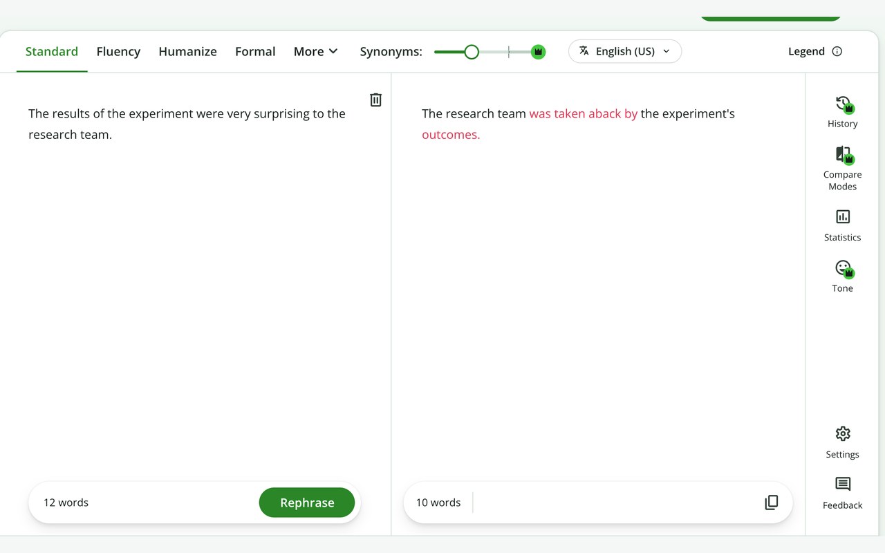 QuillBot — official site screenshot