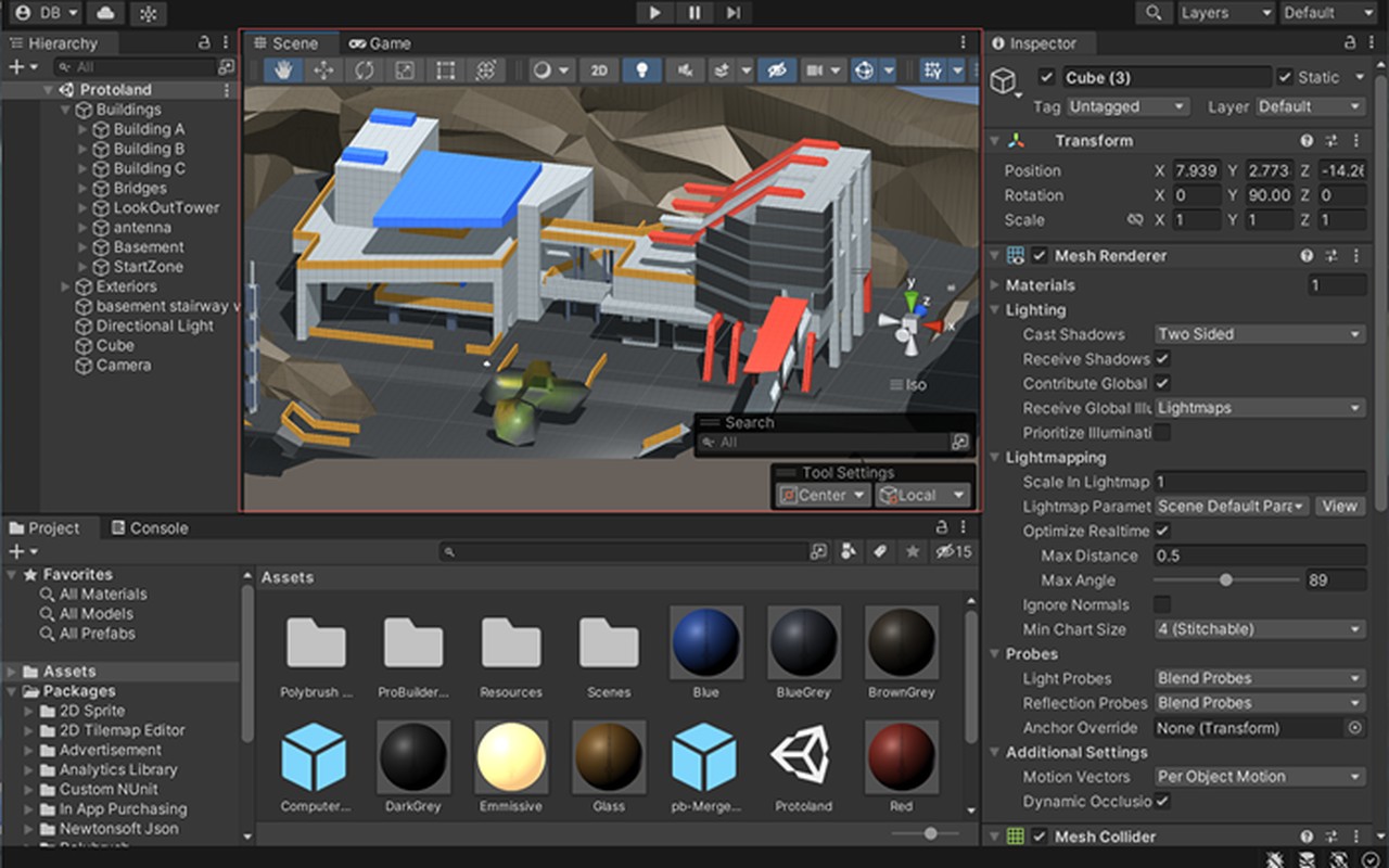 Unity — official site screenshot
